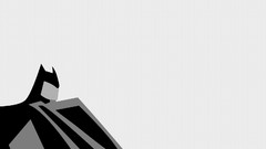 Batman white background The Dark Knight dc comics minimalistic