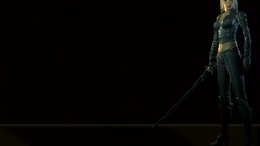 Batman woman Swords batman arkham city blondes dc comics Talia 