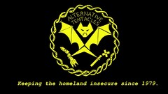 bats logo Simple Background black background