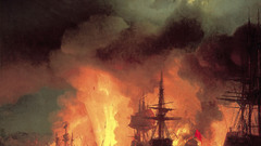 Battle ships artwork watercraft