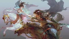 Battles artwork Warriors Huang