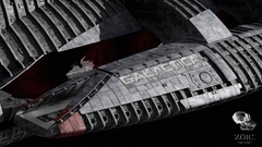 Battlestar galactica spaceships flight