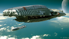 Battlestar galactica spaceships vehicles
