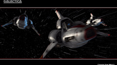 Battlestar galactica spaceships vehicles