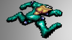 Battletoads Art Bricks toad