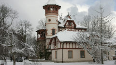 Bavaria castle little high Herrsching ammersee