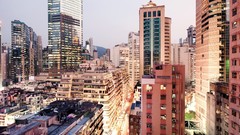 Bay Hong Kong cities city skyline Thomas Birke