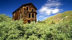 Bay window Colorado House Wood forks towns