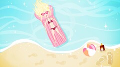 beach drawing artwork