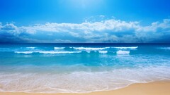 beach sky nature Sea waves horizon clouds water outdoors Cuba