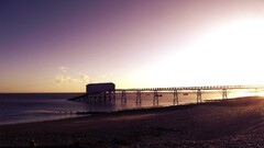 beach sky pier horizon
