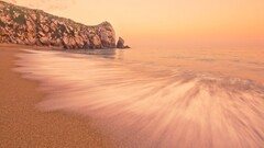 beach sky rock outdoors