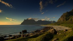 Beaches abstract Mountains Landscapes