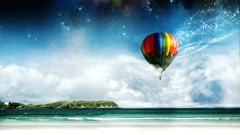 Beaches hot air balloons