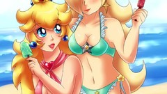 Beaches princess peach Princess Rosalina