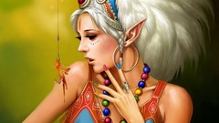 Beads fantasy art soft shading