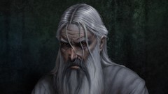 Beard white hair Wizards the lord of the rings Saruman