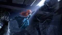 Bears Brave pixar redheads blue dress Disney Company