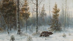 Bears paintings classic art