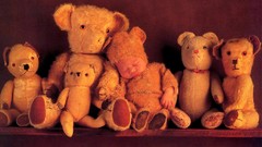 Bears sleeping babies teddy bears toys (children) Anne Geddes