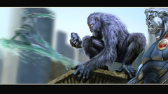 Beast colossus and Iceman