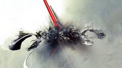 Beautiful abstract bouquet shapes