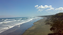 Beautiful beach Sea blue