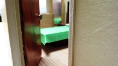 Bedroom indoors tilt-shift