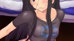 Beds black hair black eyes boobs