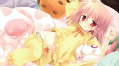 Beds pink hair lolicon