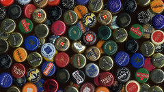 Beers bottle caps caps