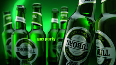 Beers bottles Tuborg