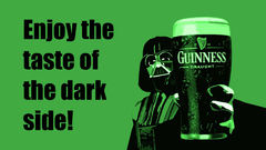 Beers guinness Darth Vader