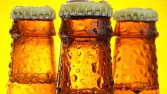 Beers yellow bottles