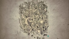 Bees artistic patterns vectors