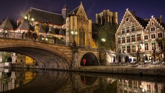 Belgium Bridges architecture cityscapes HDR Photography towns