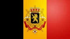 Belgium flag black yellow red