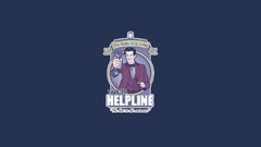 Bells blue background Doctor Who eleventh doctor saint