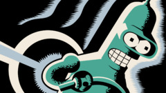 Bender Futurama robot cyan cartoon Turquoise artwork TV series