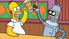Bender Homer Simpson The