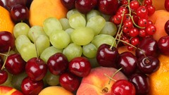 Berries grapes kitchen cherries fruits
