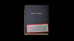 Bible warning Simple Background