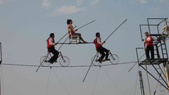 Bicycle high wire