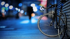 Bicycles bokeh