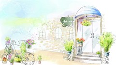 Bicycles digital art artwork