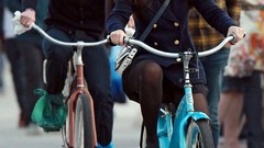 Bicycles skirts brunettes zooey deschanel