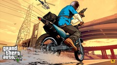 Bike chase grand theft auto rockstar games gta v