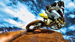 Bike motocross Offroad vehicles HDR Photography