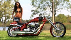 Bikers Alex serie girls with bikes Alexandra Zeraga