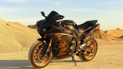 Bikers Moto Yamaha vehicles yamaha yzf-r1 motorbikes